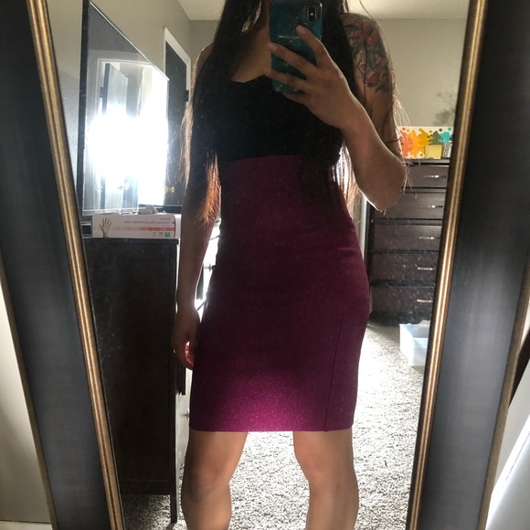 Purple/ Magenta midi Skirt size Small - Picture 4 of 4